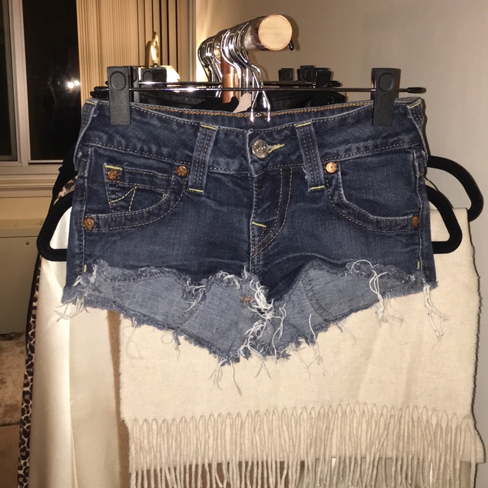 True Religion short denim shorts